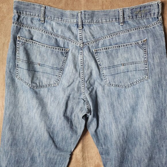 Calvin Klein Jeans Pants Straight Fit Size 40/32 Light Wash Denim Blue Jean - Picture 4 of 13